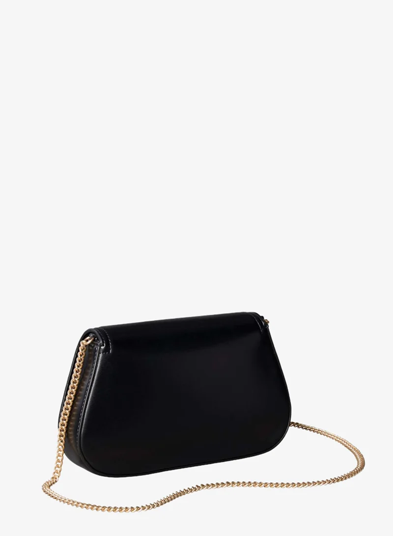 CALVIN KLEIN  Curved Wallet with Chain Strap for Women | Best Price UAE
